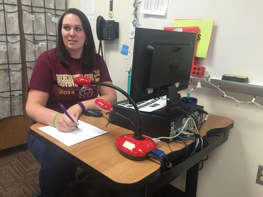 Ms. Ashley Thomas strives to make sure that no students feels behind in their performance. 