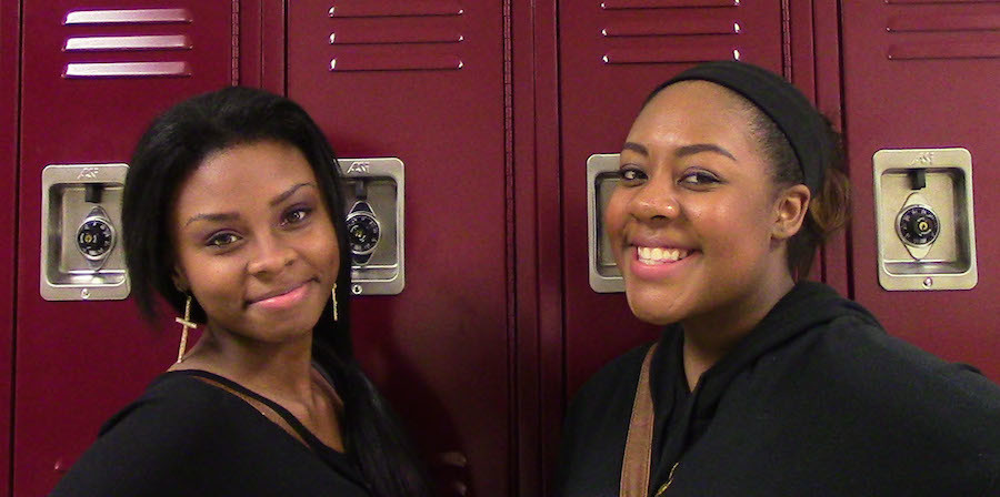 Choreographer Katia White (left) and Co-Captain Ariana Johnson (right)  come together to start a new tradition. 